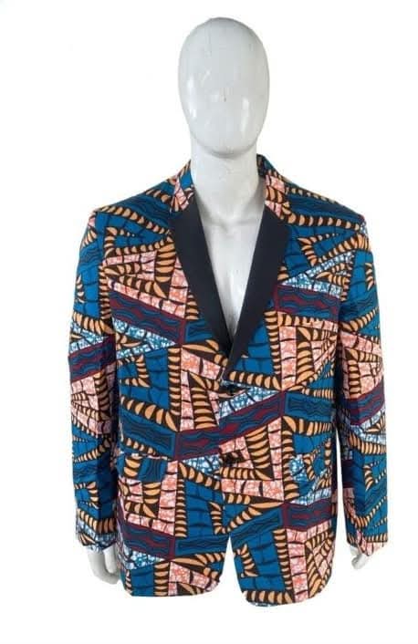 Men's African Plaid Jacket