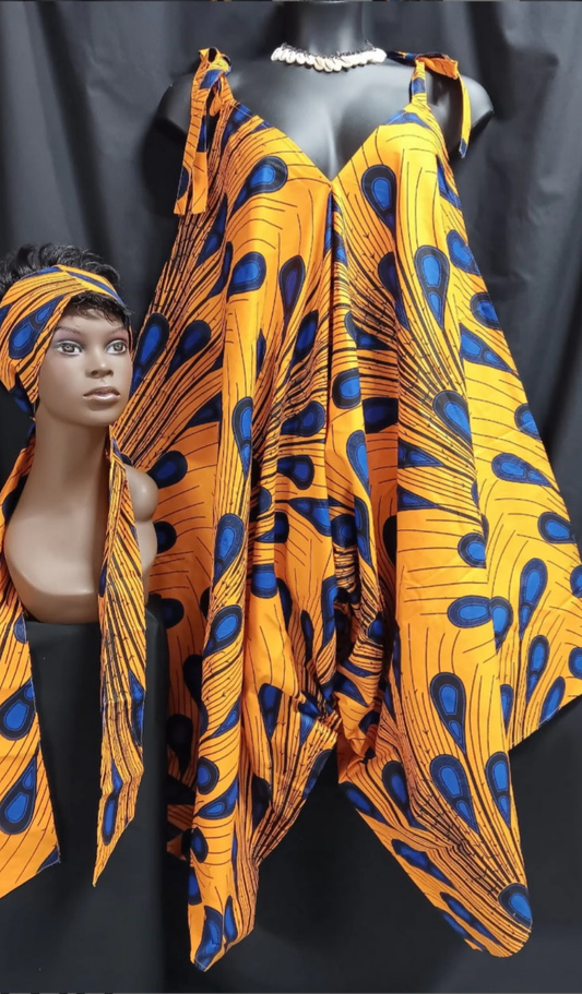 African Print Jumpsuit
