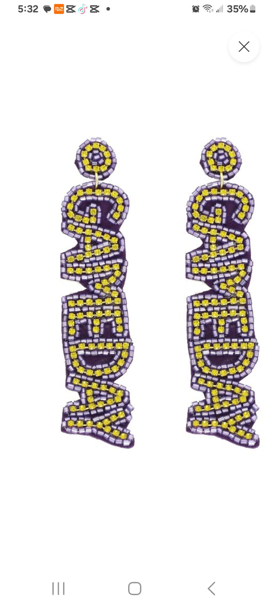 Game Day Earrings